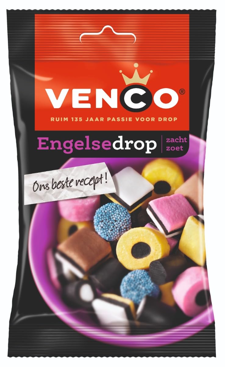 Venco - Réglisse anglaise (12 unités de 100 grammes)