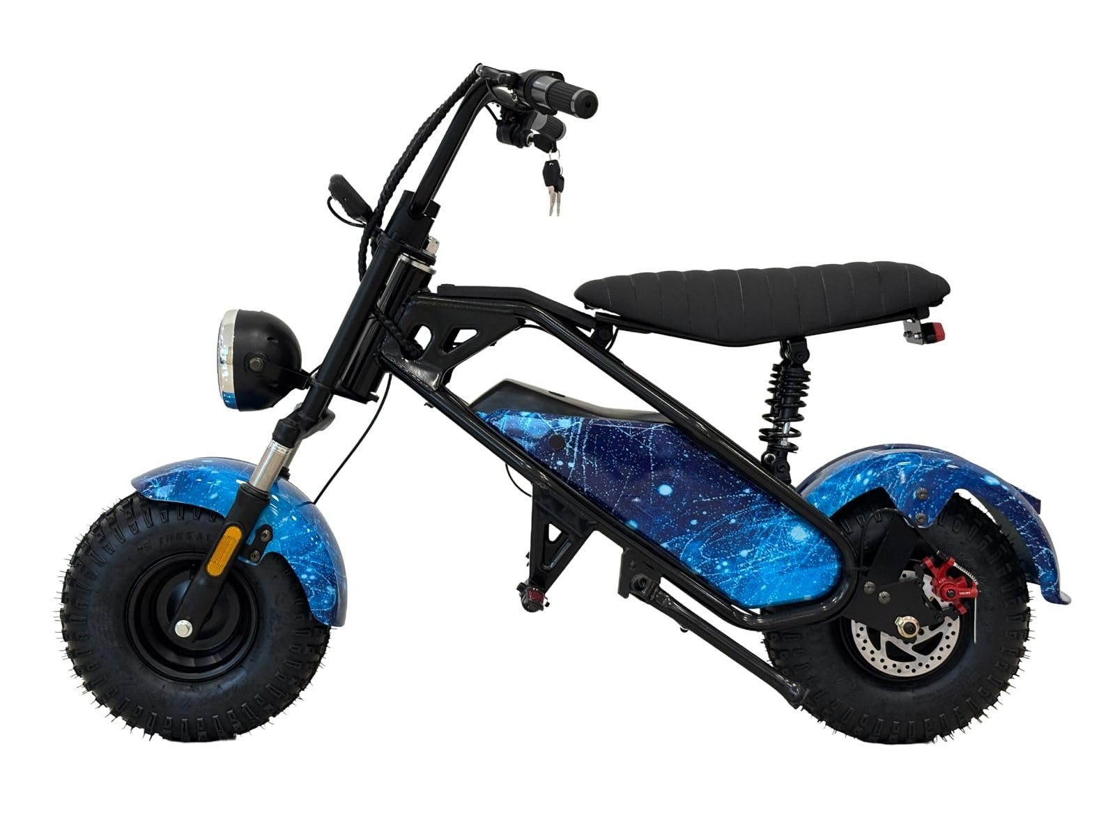 VLRA Electric Mini Dirt Bike, Camouflage and Black, Off-Road Style, Fat Tire Design, LED Headlight, Folding Handlebars 60 speed