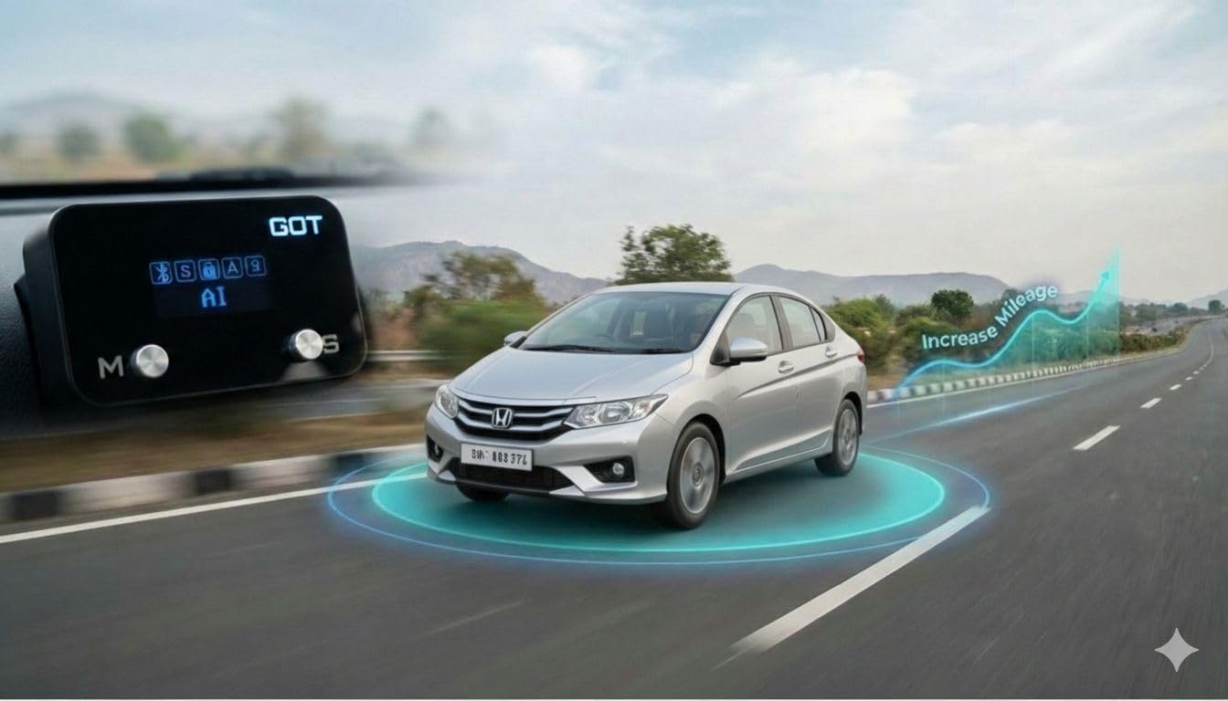 GOT Boost Smart AI Car Throttle Device Booster Compatible All HOUNDA Cars Amaze,H-City, Jazz, Elevate, Diesel Petrol CNG 12 Modes AI Technology Plug&Play Car Performance Boost-image-10