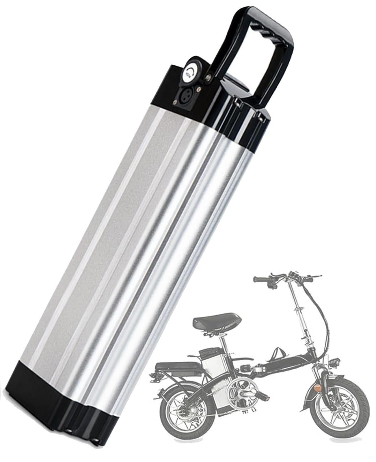 Ebike Batería 24V 13Ah 20Ah Lithium-Ion Batería, Batería Bicicleta Eléctrica 24V con Cargador, para 100W 250W 350W Motor Bicicleta Eléctrica