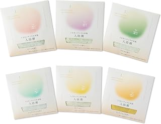 のレン 入浴剤6点セット 米麹 無添加 (うるおい健やか美肌6種バラエティ / 桜 白檀 ラベンダー 柚子 ひのき 金木製) もみ出し式 個包装