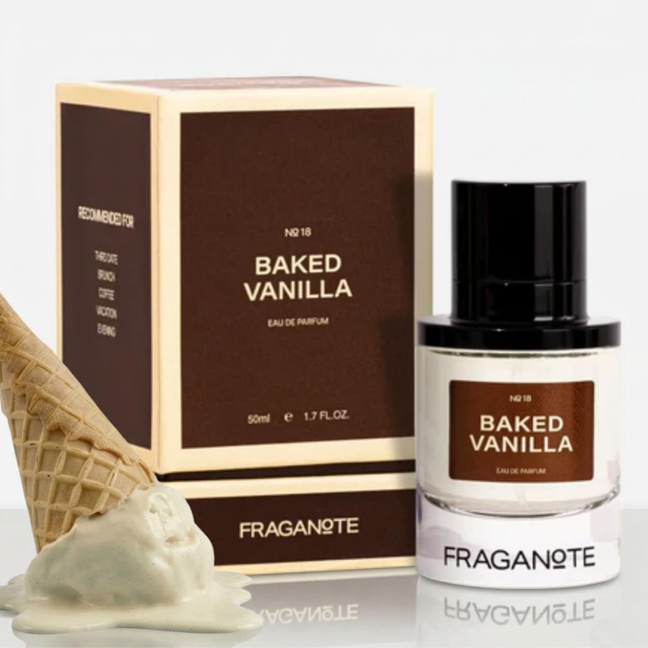Fraganote Baked Vanilla Perfume for Women 50ml