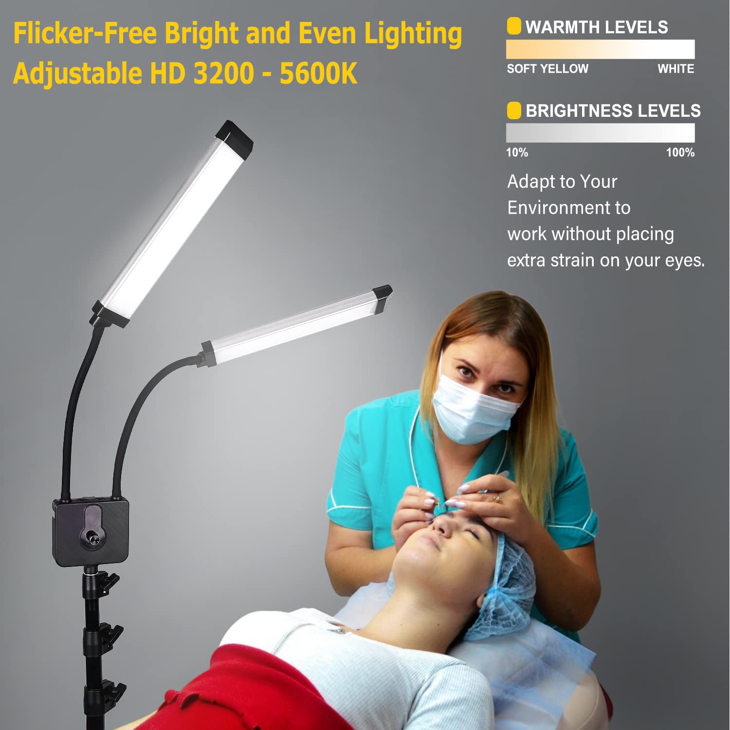 Amazon.com: Lash Lamp for Eyelash Extensions, CENOZ 5800LM