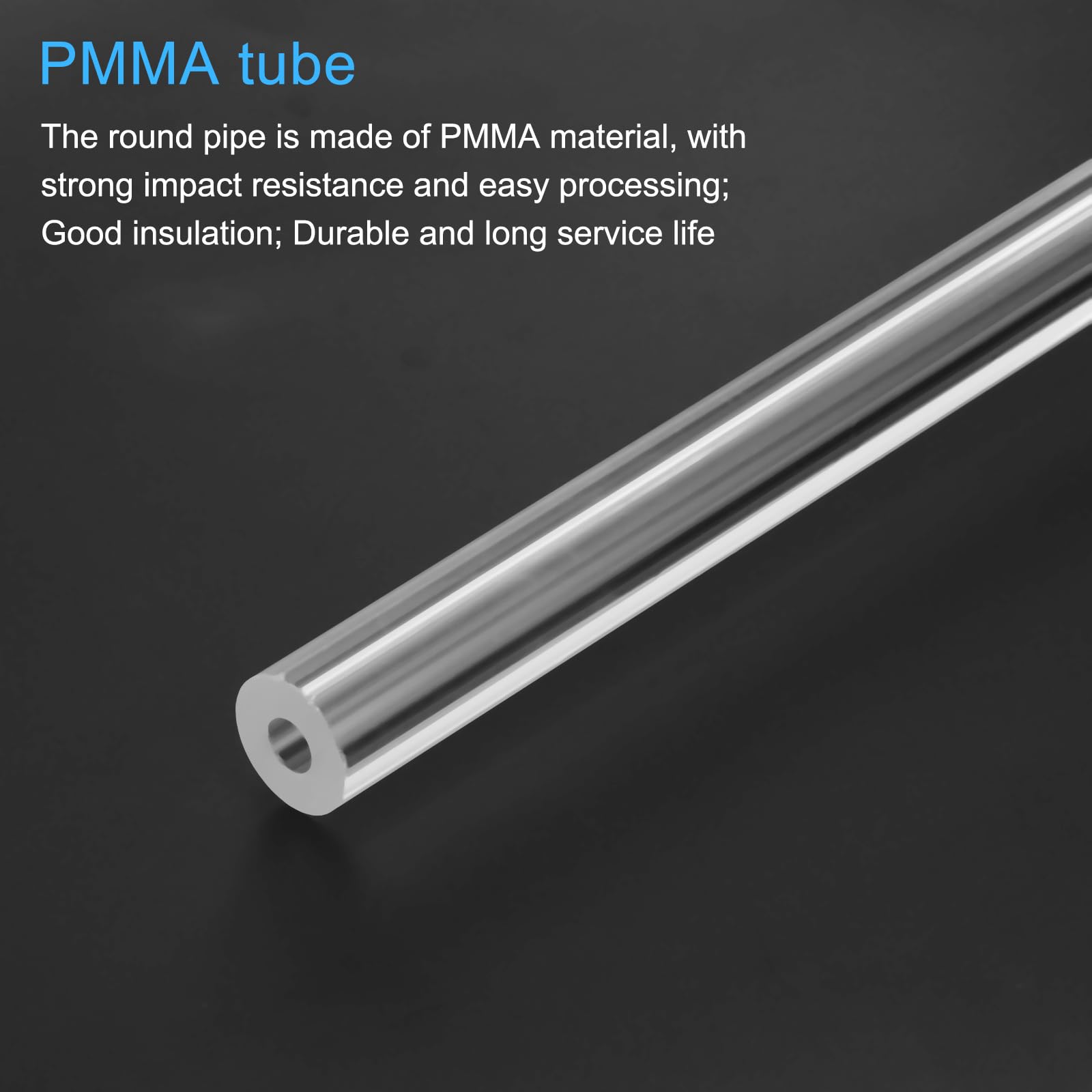 QUARKZMAN 20 stuks Plastic Buis Model Ronde Bar ABS 6x500mm Wit Gemakkelijk Te Werken Voor Het Maken Van Architectonische Modellen DIY