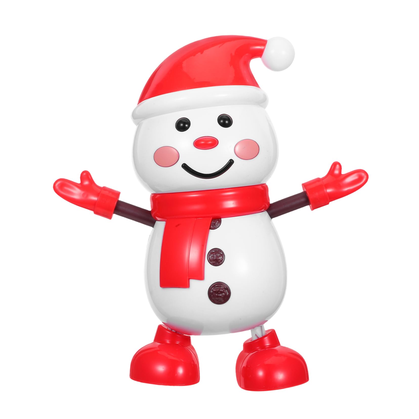 Milisten Muñeco de Juguete Navideño Musical Animatrónico Decoración para Fiesta de Invierno Figura de Acción Adultos