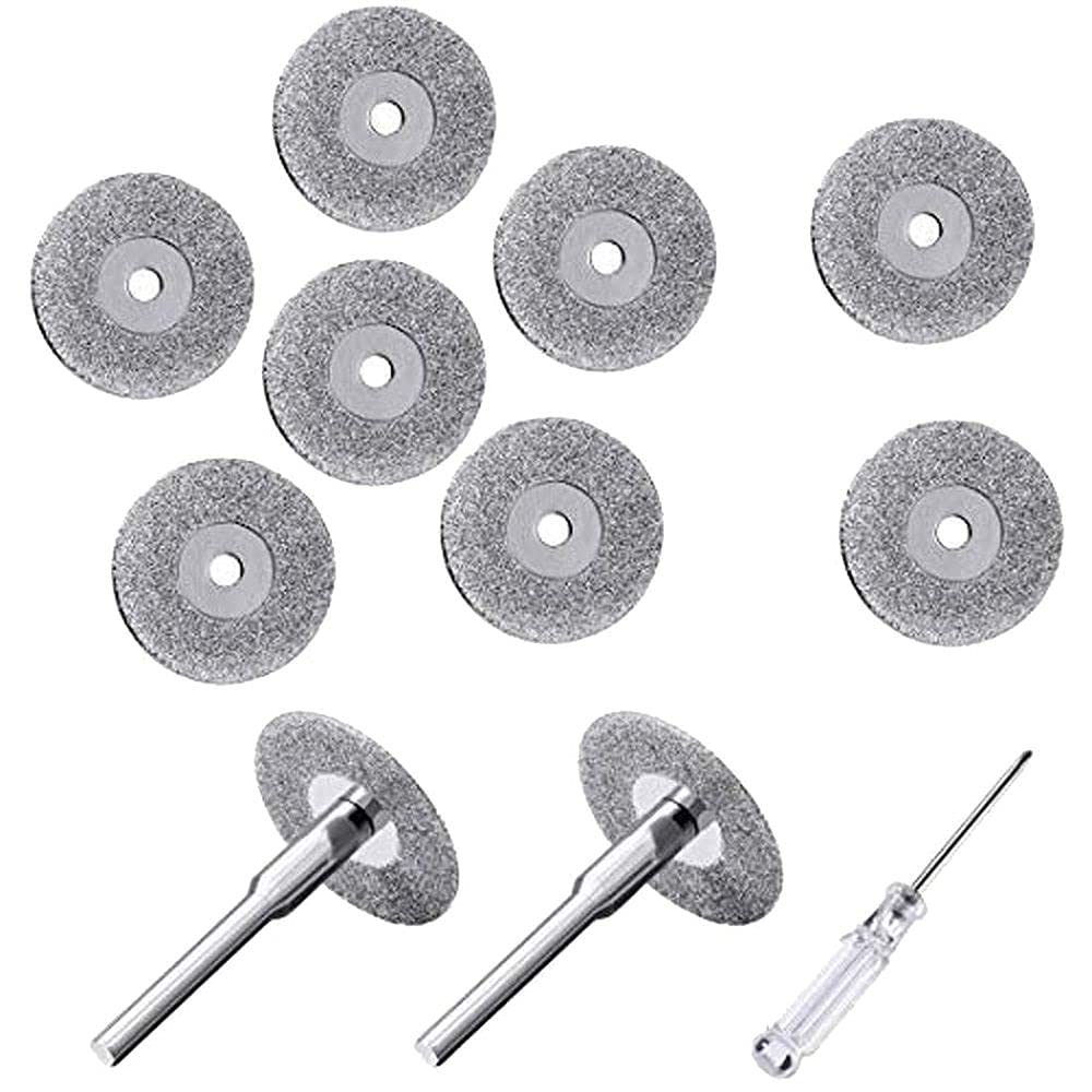 Diy Crafts 10168 Cutting Disc Saw Blade Grinding Wheel Set Rotary 6 Mandrel a Combo Set of Discs & 6 Piece Mandrel, # 3, 24 Piece All Items, 4