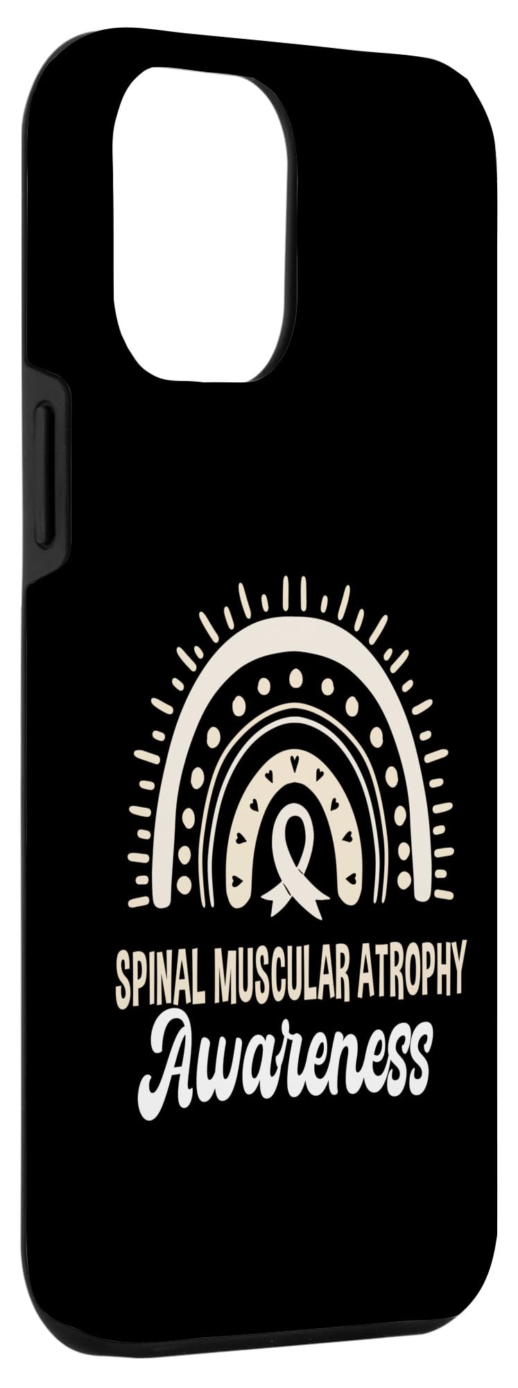 iPhone 14 Pro Max Spinal Muscular Atrophy Awareness Boho Rainbow SMA Awareness Case - Image 3