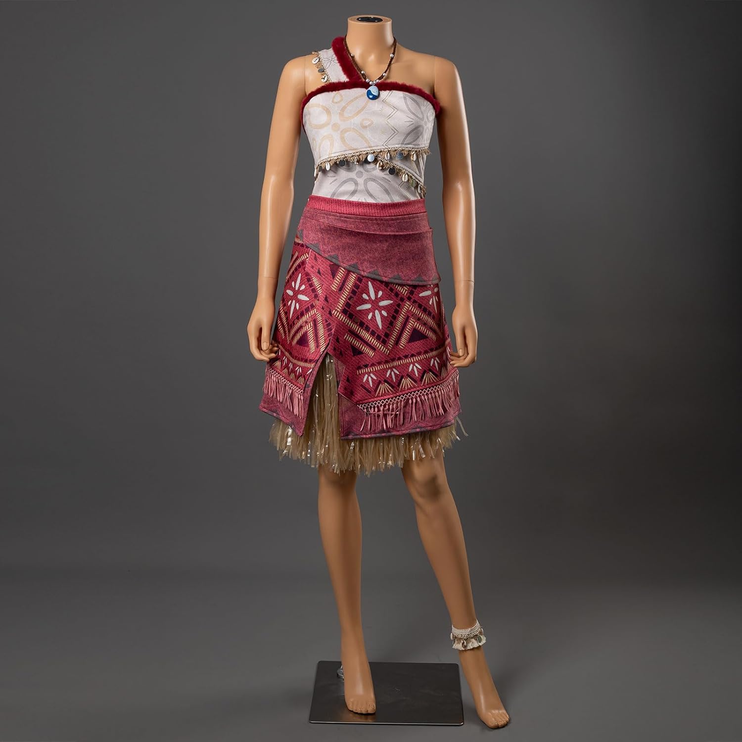 CosFantasy Womens Cosplay Costume Hawaiian Hula Skirt Sets Halloween Outfits - Image 2