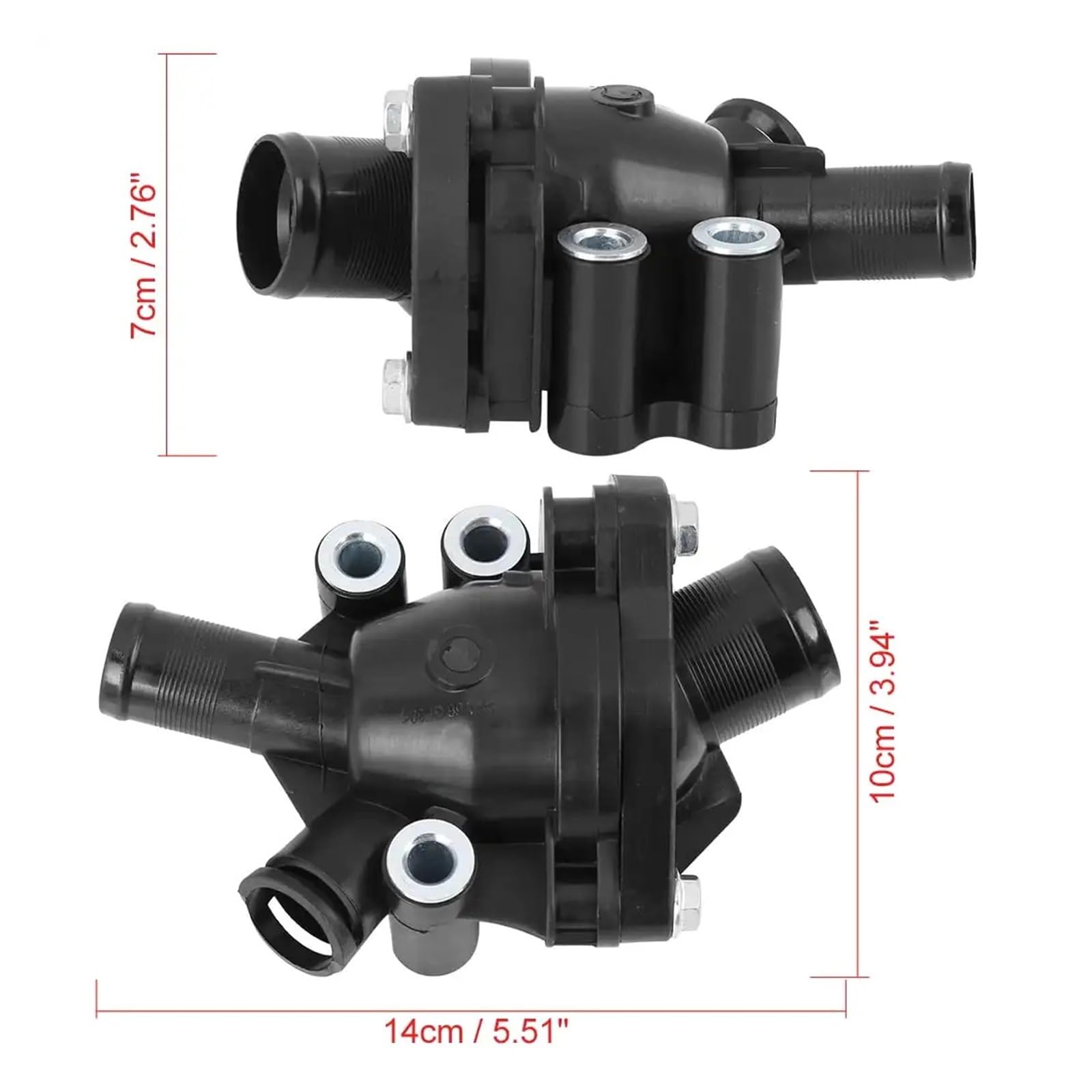Fit For Volvo 1319606 30650753 Cars Accessories Engine Coolant Thermostat Assembly Housing(Aluminium 31319606)