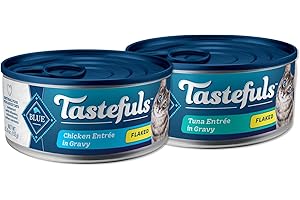 Tastefuls Wet Cat Food Flaked Chicken and Tuna 5.5-oz cans (48 Count-...
