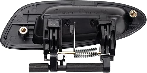 Miniatura 545 de TRQ Manija de la puerta exterior trasera izquierda del lado del conductor negra compatible con Honda Civic 2001-2005