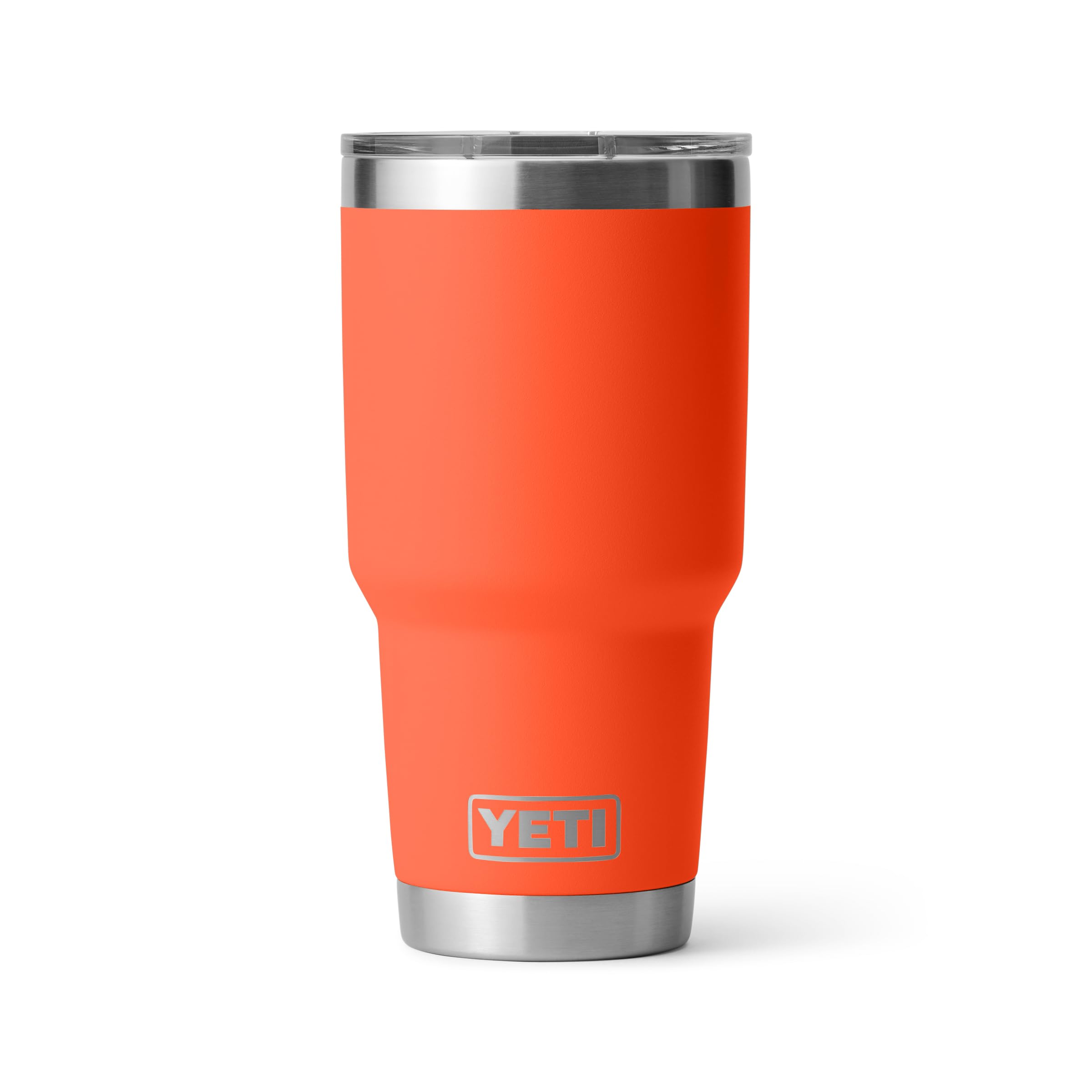 YETI Rambler 30 oz Tumbler, Stainless Steel, Vacuum Insulated with MagSlider Lid, Papaya