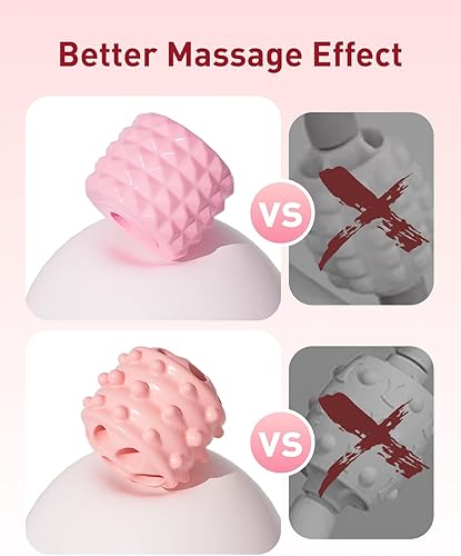 Miniatura 2 de Rodillo de masaje para piernas, abrazadera circular de pierna de 21 ruedas+rodillo de masaje de 3 ruedas, masaje linfático para aliviar el dolor,