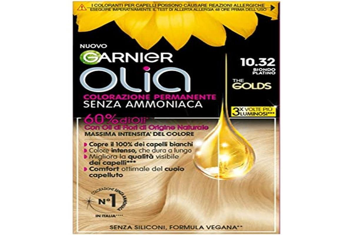 Garnier Olia Farba do Włosów, Platynowy Blond, 232 g