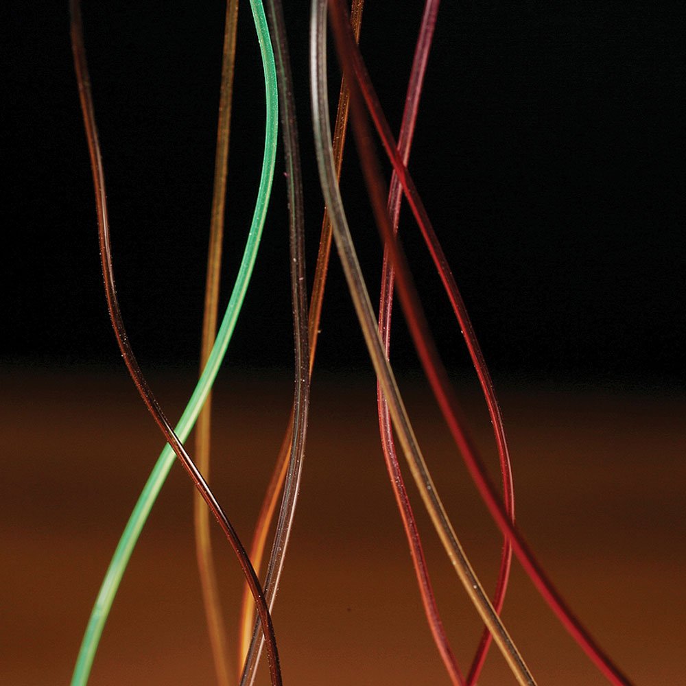 Hareline Midge Size Hollow Tubing (Light Olive)