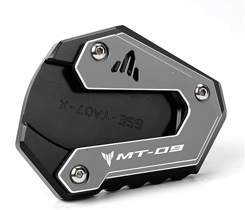 Miniatura 5 de JADESA CNC aluminio for Yamaha MT 07 2021 2022 MT07 MT09 Tracer 700900GT TRACER97GT Motorcycle Kickstand Foot Side Stand Extension Pad (Color