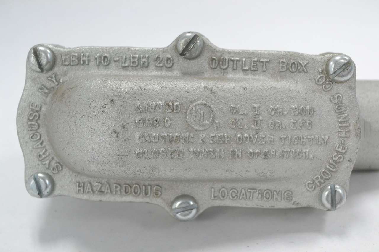 LBH 10-LBH 20 3/4IN Conduit Fitting CONDULET Outlet Box B349037
