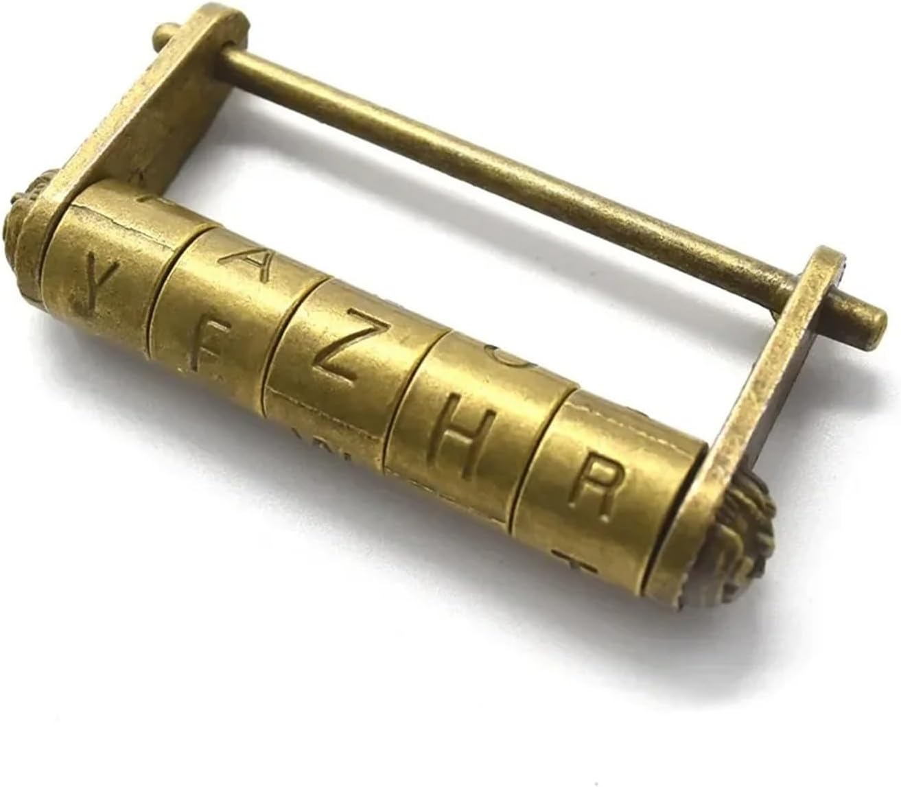 Combination Padlock 5 Letter Fixed Password Lock 1Pcs