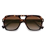 Retro Thick Polarized Aviator Sunglasses for Women Men, Large Trendy Bold Square Pilot Shades SJ2385