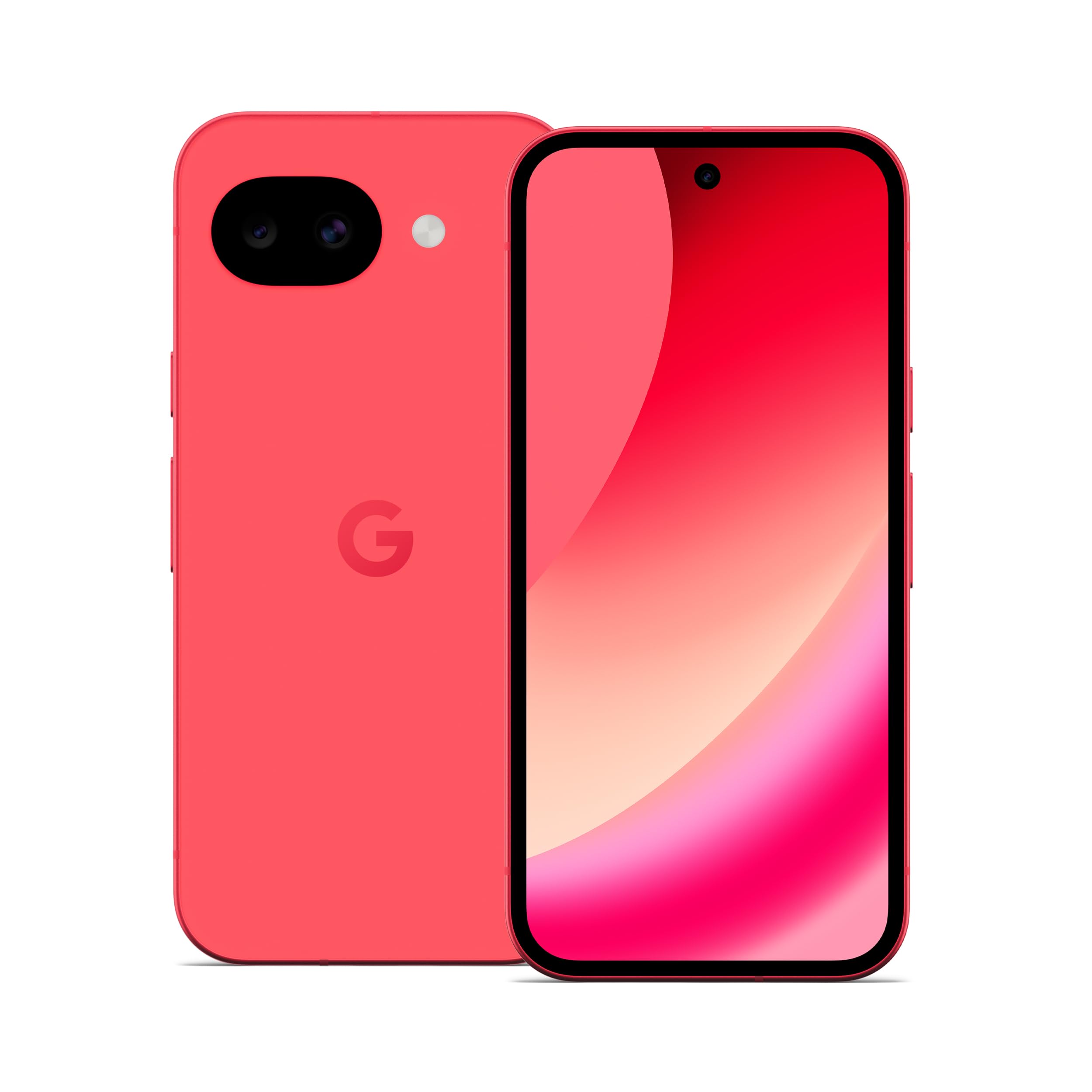 Google Google Pixel 10a - 7 years of new updates and features, 30+ hours battery, Camera Coach, Gemini Live, Pixel Safe - Berry, 256GB