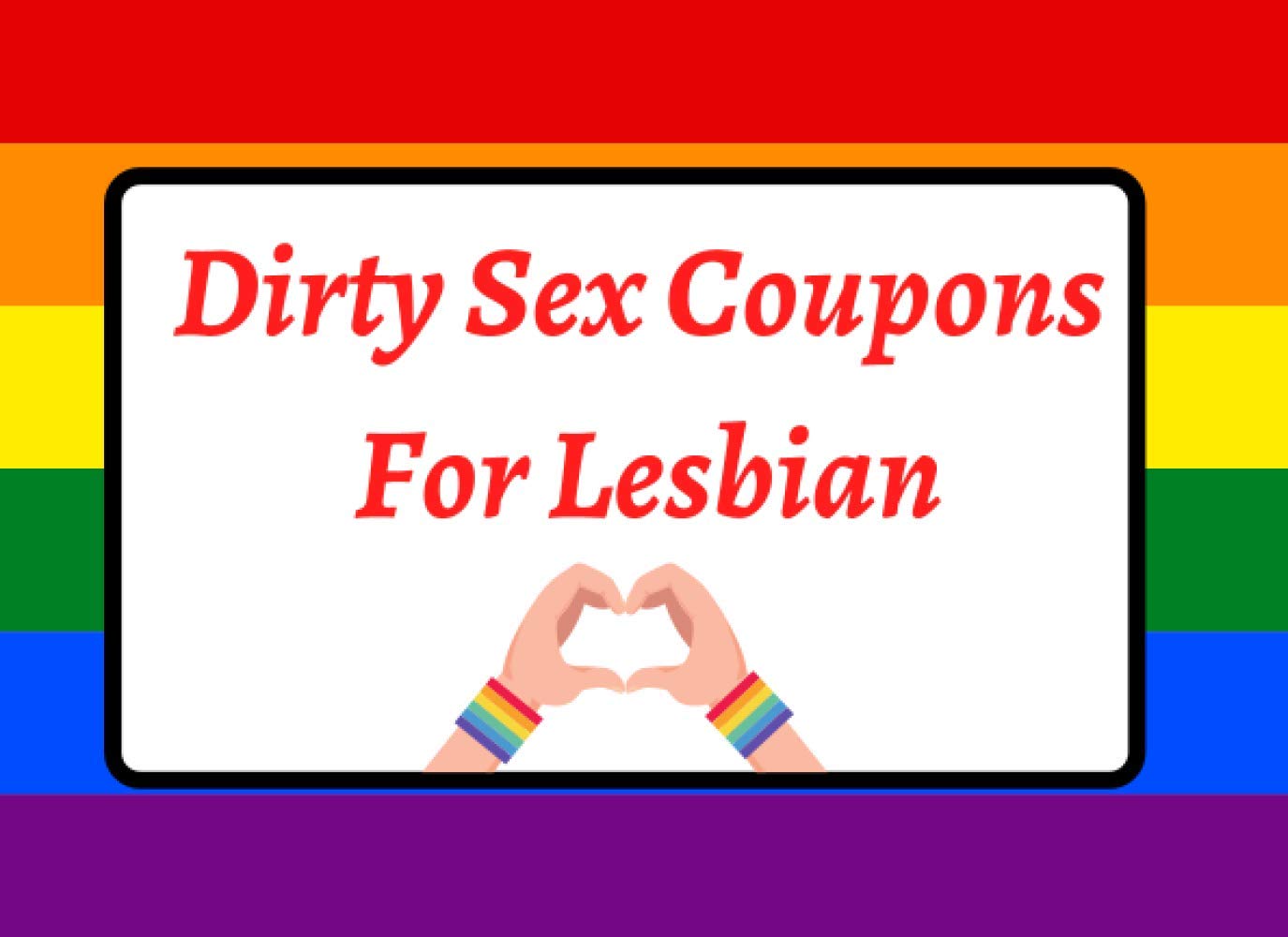 Dirty Sex Coupons For Lesbian: Adults Love / Vouchers for Grilfriend / Valentines Day Gift Ideas / Birthday