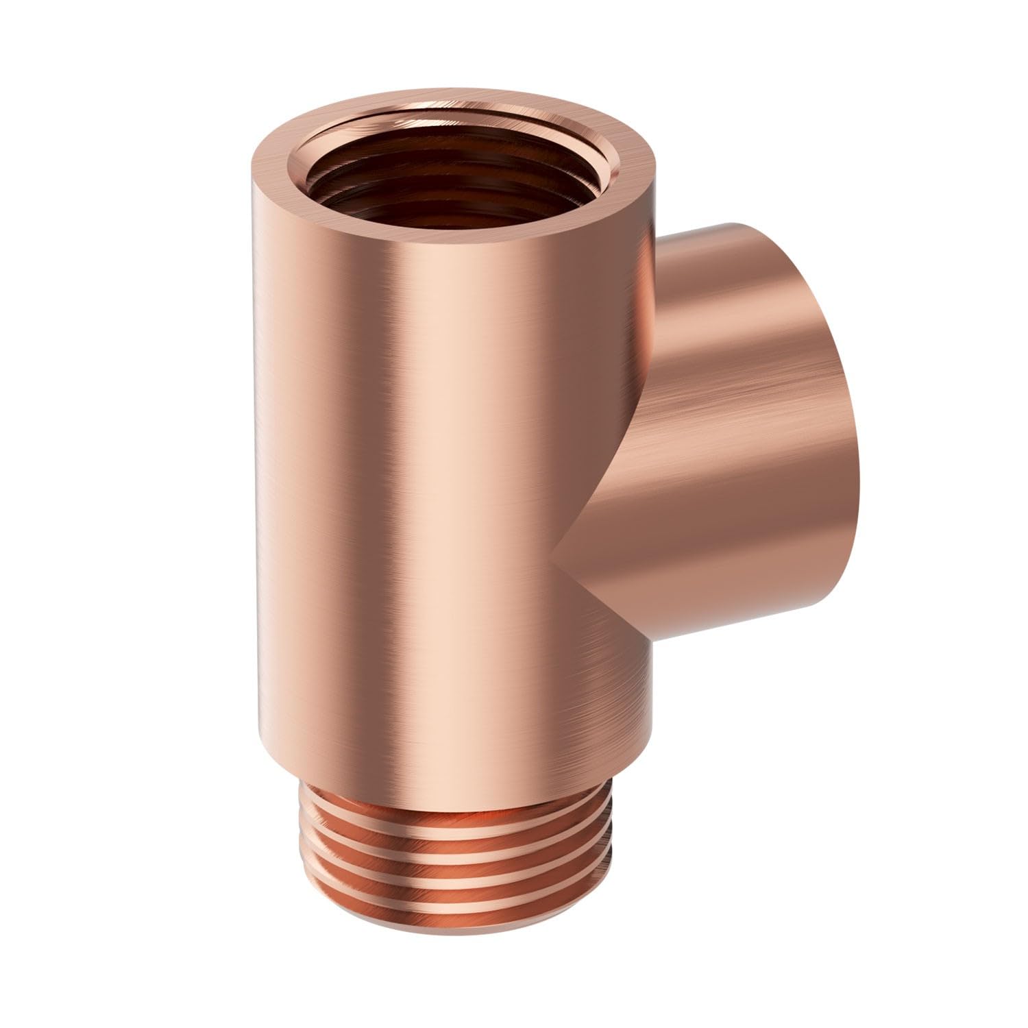Valve Kings Copper T Piece Adapter For Radiator Towel Rails Duel Fuel