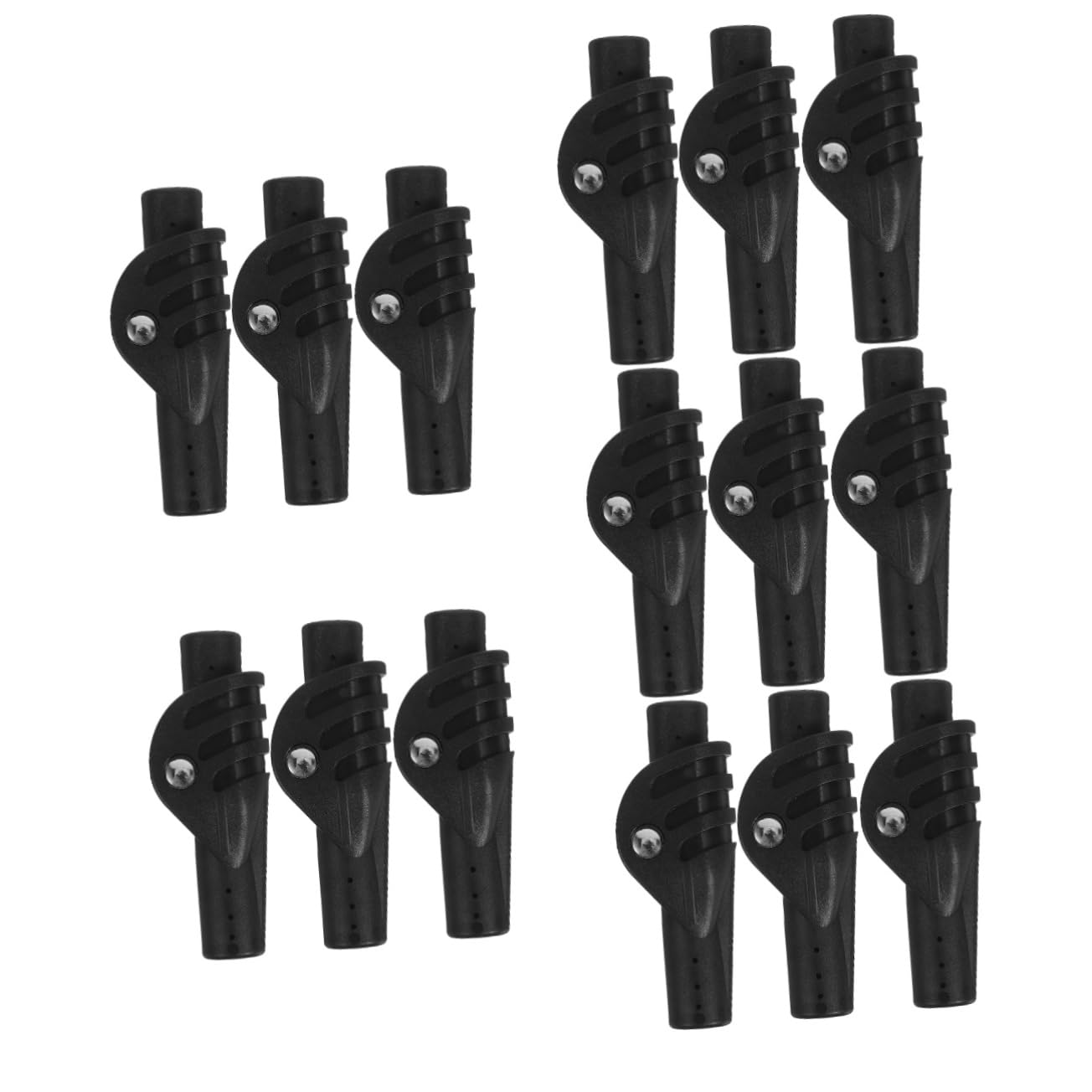 INOOMP Joints de Tente kit de réparation de Tente Adaptateur de Tente Joint de Pliage de Tente Joint de Tige de Support de Tente Montage de Poteau de Support de Tente Nylon
