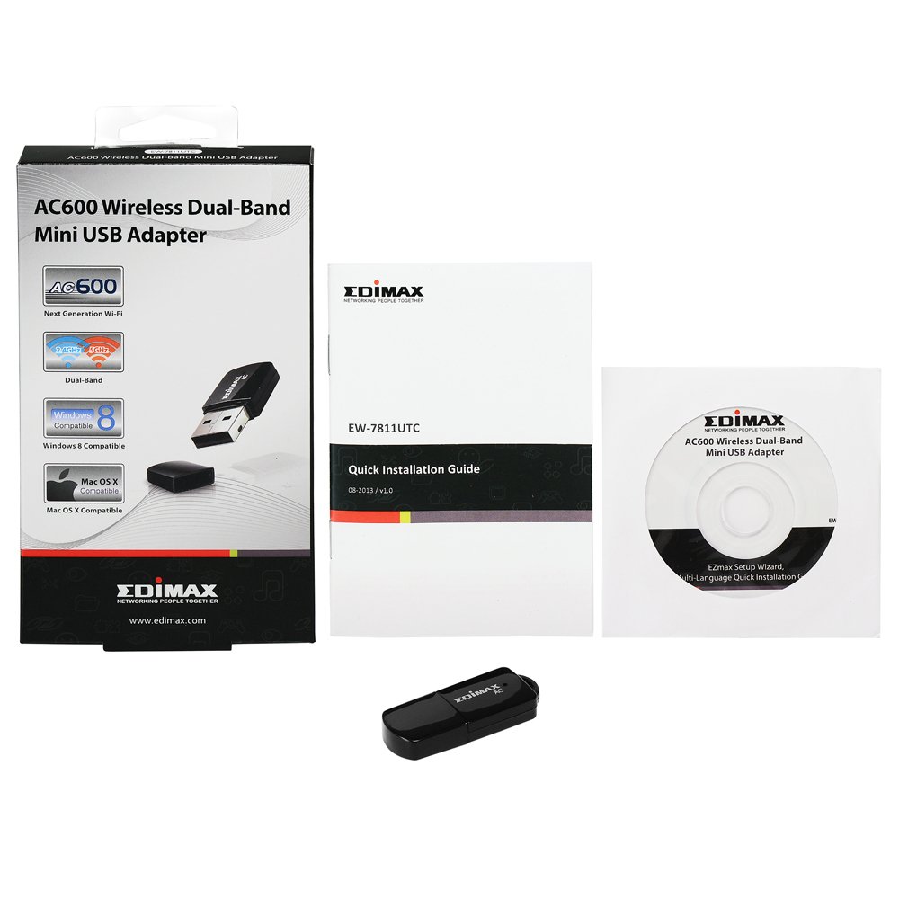 Edimax EW-7811UTC WLAN Adapter - Dual-Band AC600 USB Stick