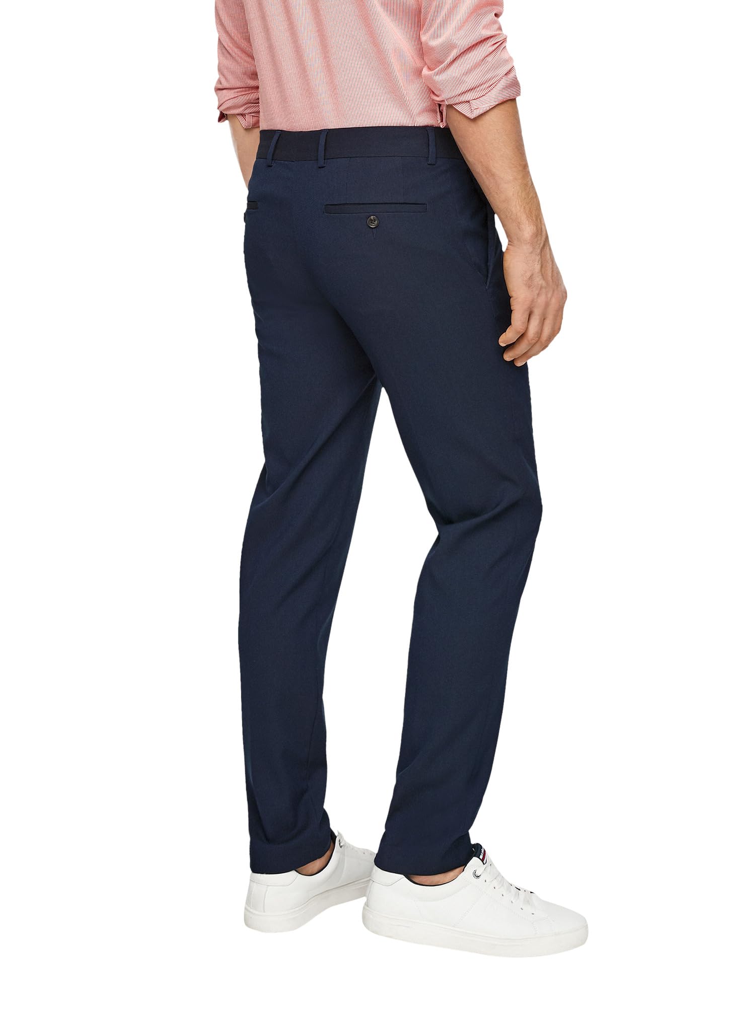 s.Oliver BLACK LABEL Suit Trousers with Stretch Pantalones De Traje para Hombre