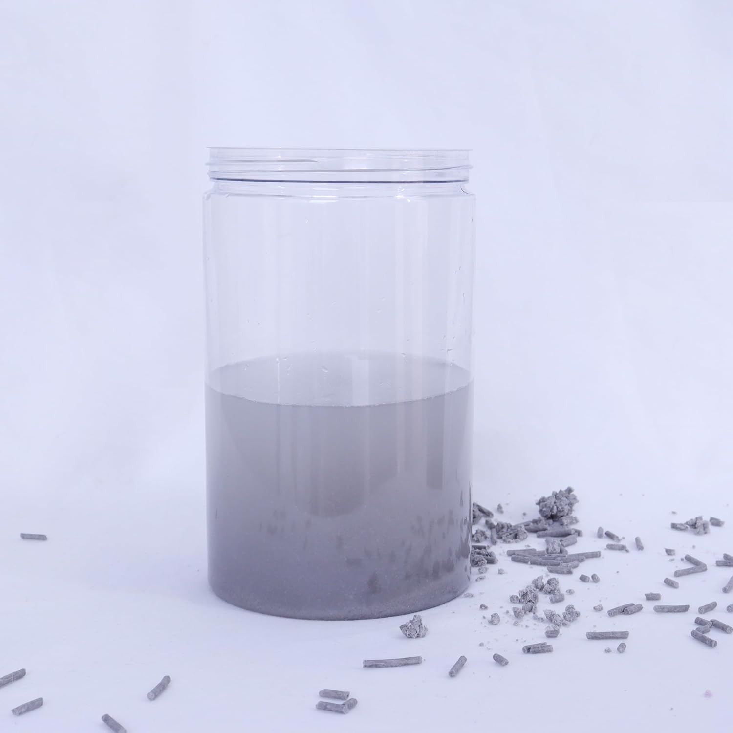 Tofu Cat Litter Activated Carbon no Fragrance 5.5 Lbs X 2 Bags, Can Flush Down Toilets or drains, Low Tracking Cat Litter 2mm Pellets.