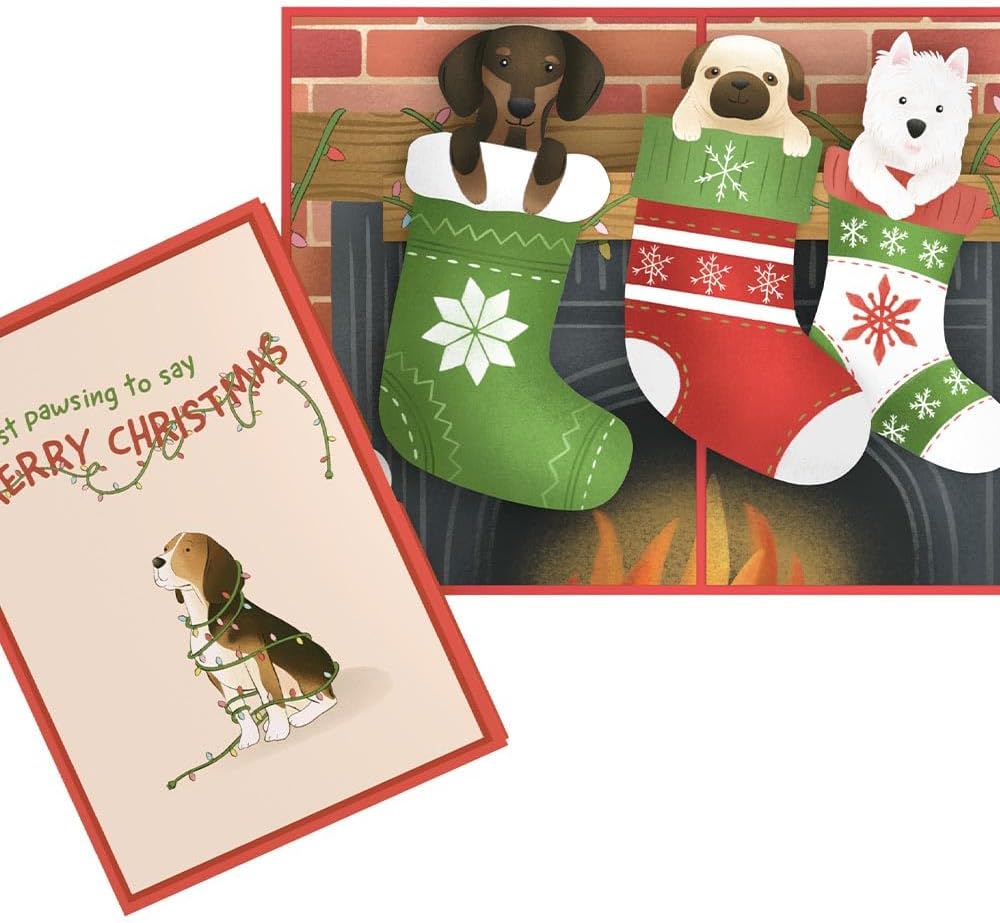 Lovepop Christmas PopUp Card for Her and Him 3D