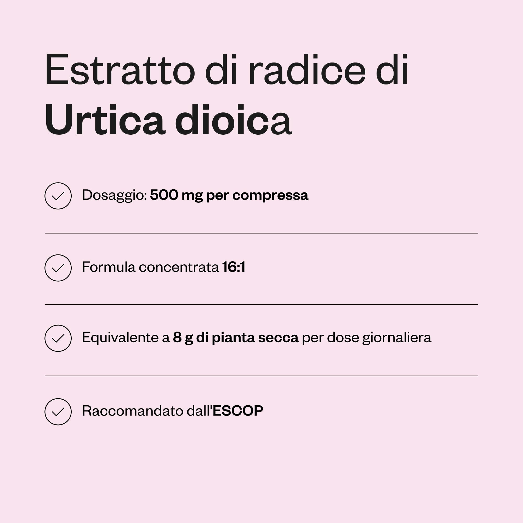 Nettle Root Extract - Estratto naturale di radice di ortica - Aiuta ad alleviare i sintomi dell'ipertrofia prostatica benigna (risvegli notturni, bisogno urgente di urinare, ecc.) - Supersmart