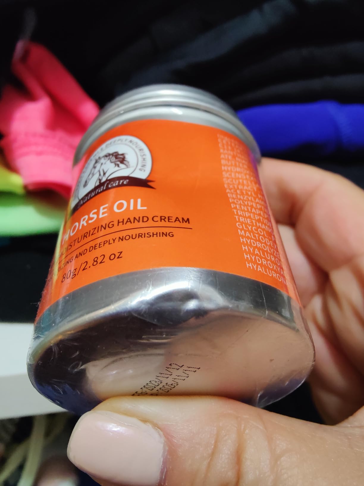 Grospe Horse Oil Cream for Dry Rough Hands,Horse Oil Feet Cream Preventing Your Skin From Peeling and Cracking,Making Your Hand/Foot Smooth and Soft,Moisturizing and Nourishing Your Hands/Feet