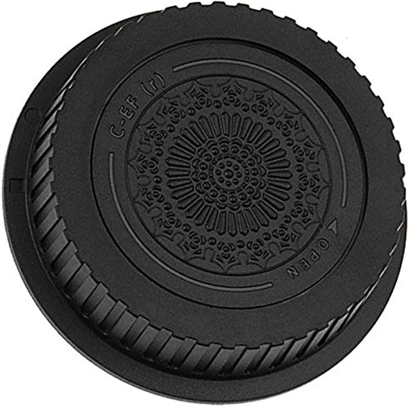 Designer (Black) Lens Rear Cap Compatible with Canon EOS EF and EF-S Lenses