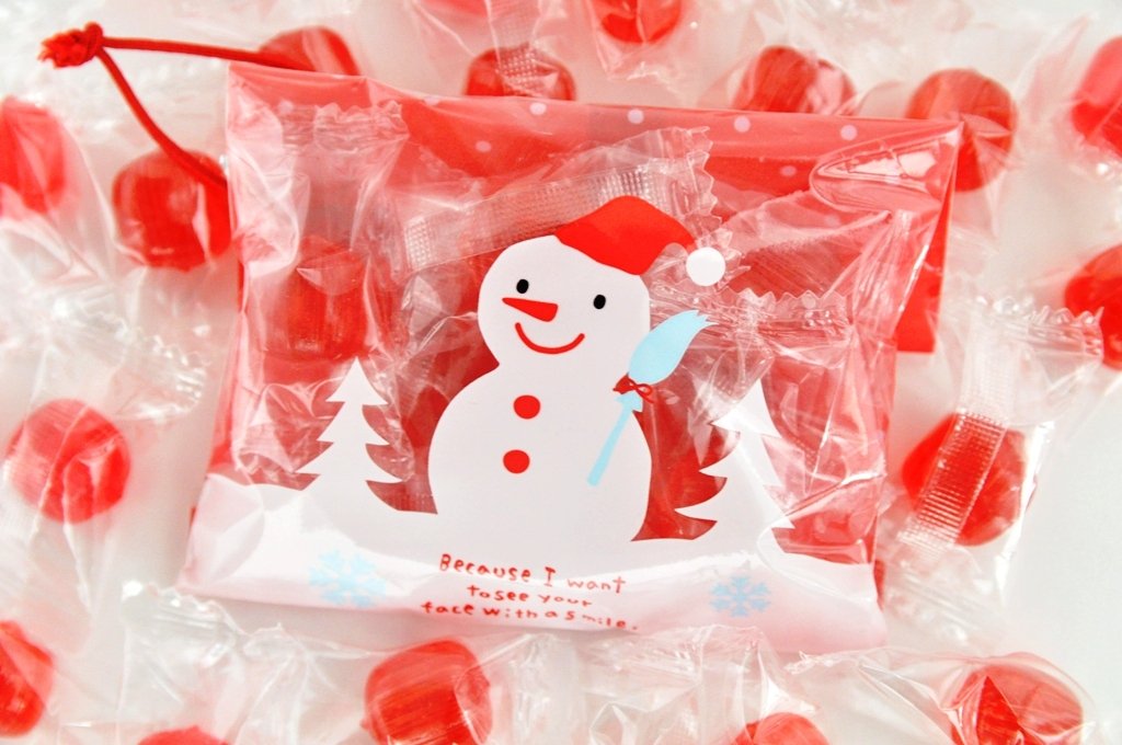 Amazon.co.jp: クリスマス オーナメント キャンディー 苺飴 1袋 7粒