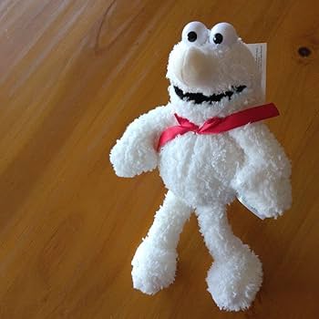Amazon.co.jp: セサミストリート 白 ホワイト エルモ ぬいぐるみ