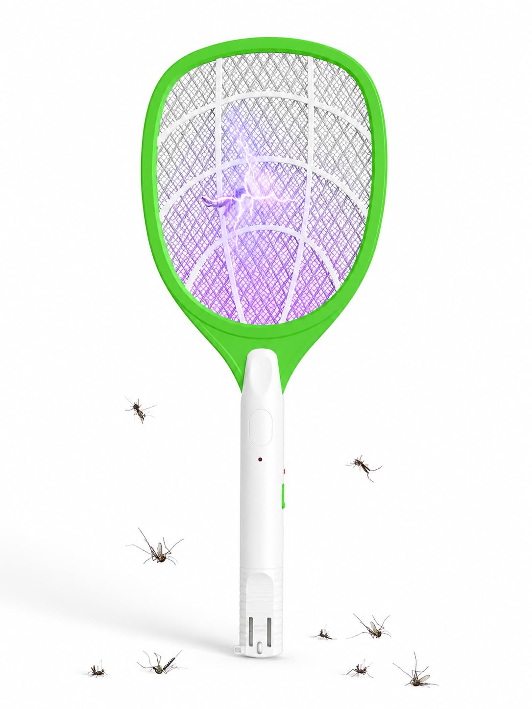 Rechargeable Electric Mosquito Racket Bat with USB Charging | Portable Mosquito Killer Racquet with LED Light | Insect Fly Swatter for Mosquito, Flies & Bugs | for Home, Office & Outdoor Use-picture-32