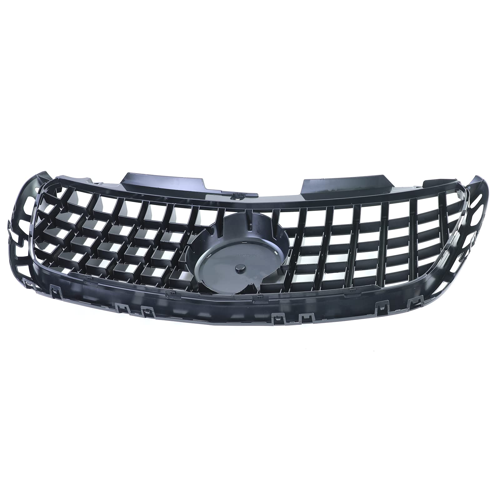Sport Kühlergrill Schwarz Glanz Chrom für Mercedes Sprinter W907 910 ab 18