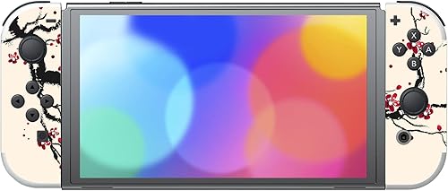 Miniatura 4 de PlayVital Full Set Protective Stickers for Nintendo Switch OLED Model, Customized Vinyl Decal Skins for Switch OLED Console & Joycon & Dock & Grip -