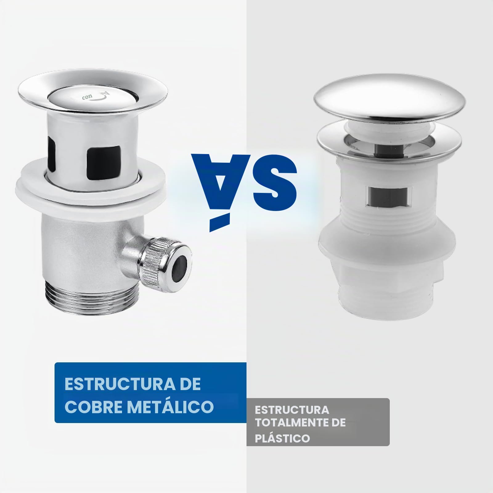Auralum Grifo Lavabo con Vaciador Desague Automatico | Grifo Baño Mezcladora Monomando para Lavabo, con Aireador Desmontable Agua Frío y Calor Disponibles Clásico Cromado