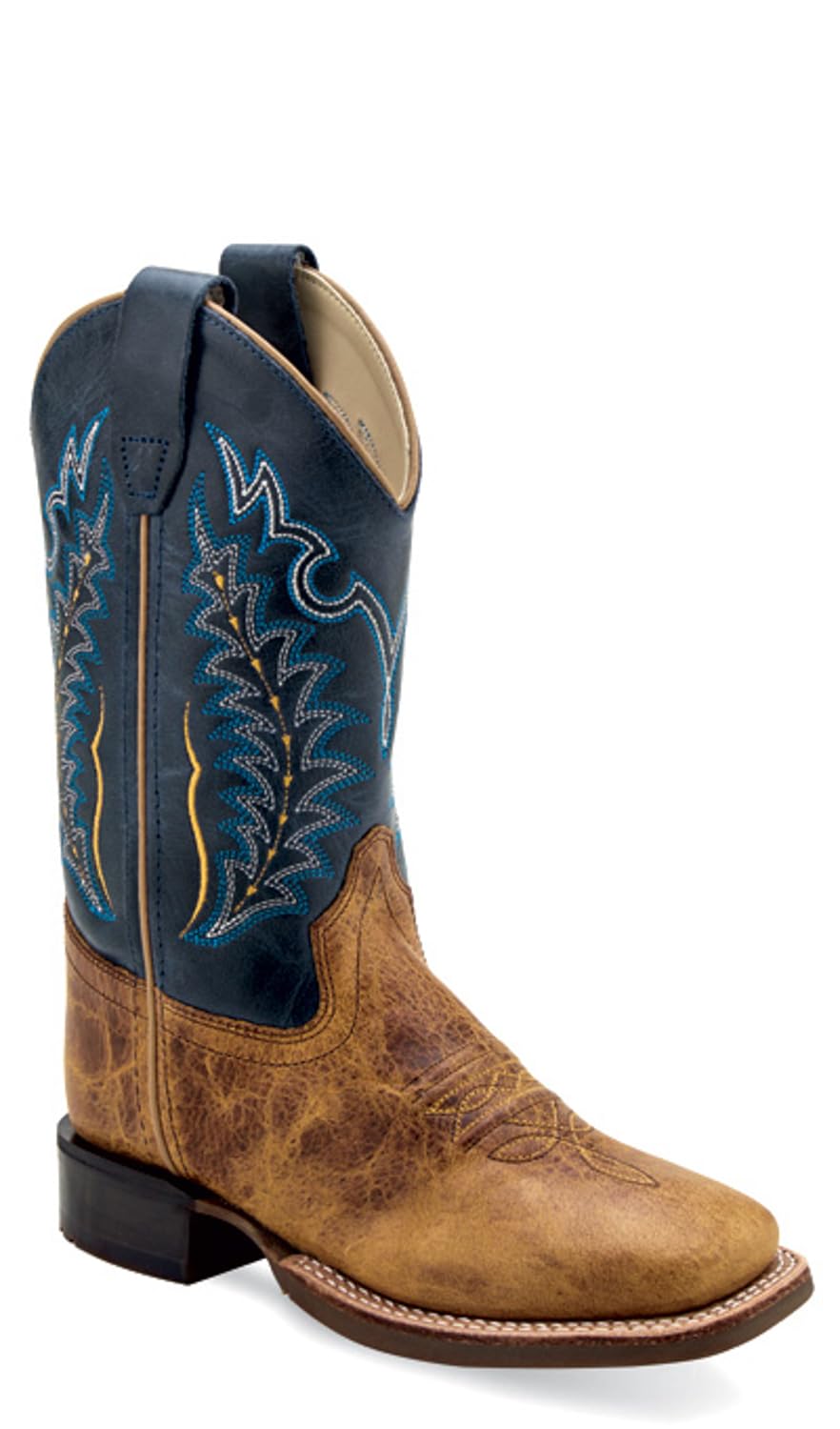 Old West Boots Boy's Cobalt (Toddler/Little Kid)