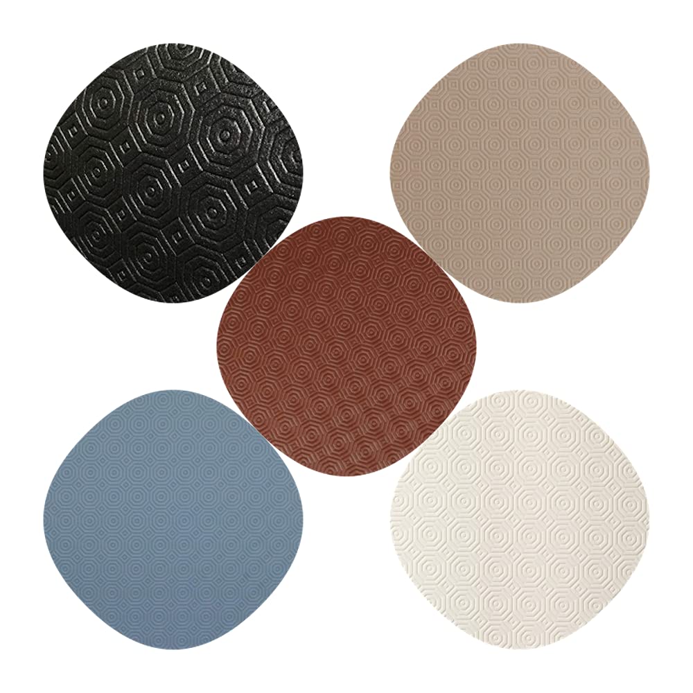 Table Protector ROUND Heat Resistant Felt Cream Grey Beige Brown HEAT RESISTANT (Black, 91.cm (36" inch)) โ image 1