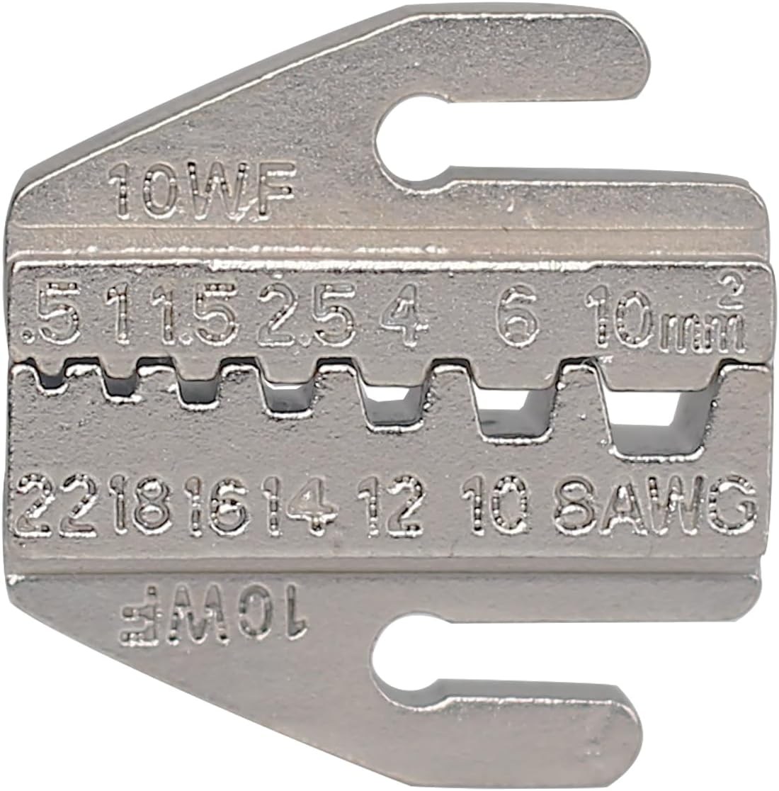 KF CPTEC Crimping Die 10WF for insulated and non-insulated ferrules AWG20-8(0.5-10mm²)