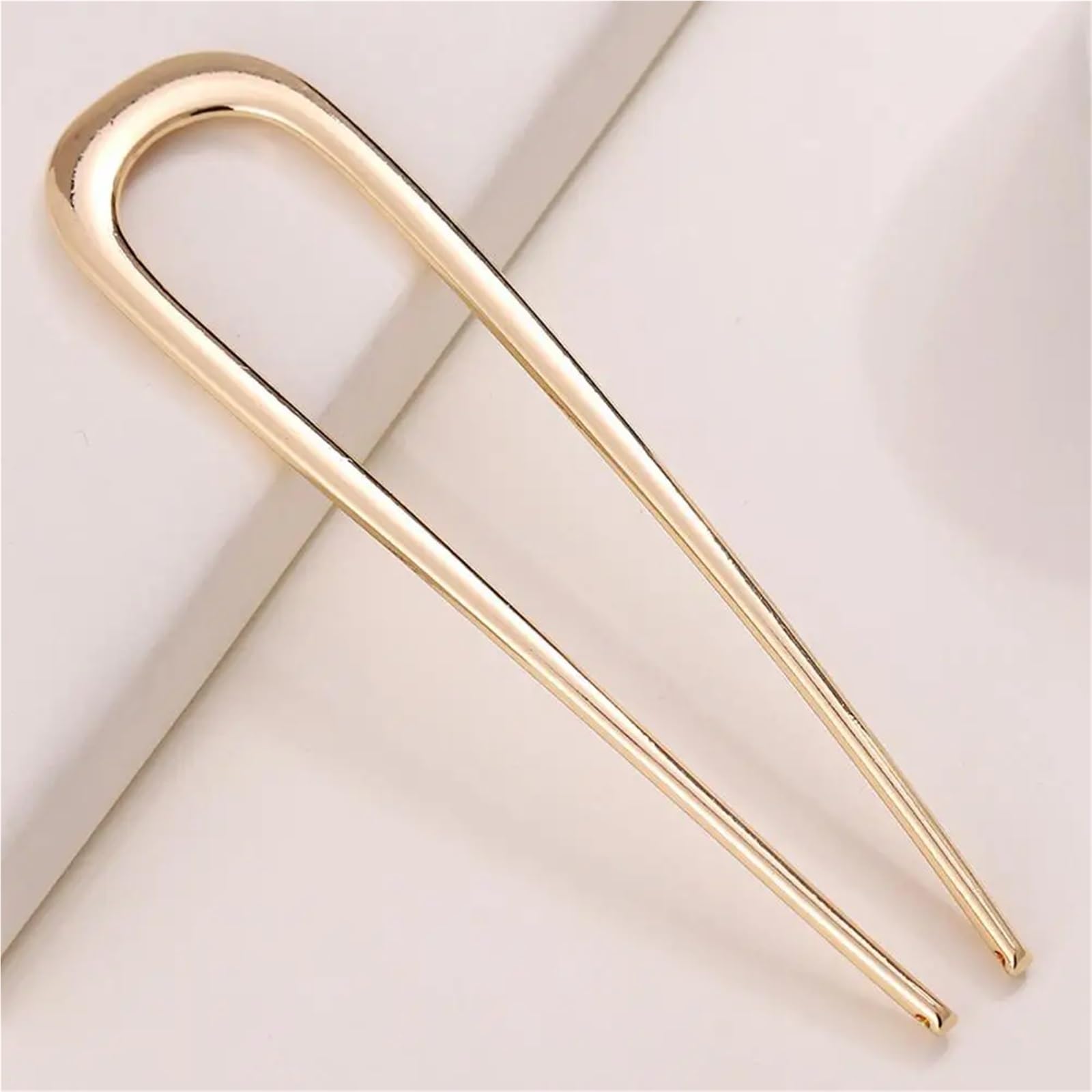 Forcine per capelli a forma di U, 10/20 forcine per capelli a forma di U, da donna: eleganti supporti per chignon lunghi e spessi, accessori per capelli Updo (argento, 20 pezzi)