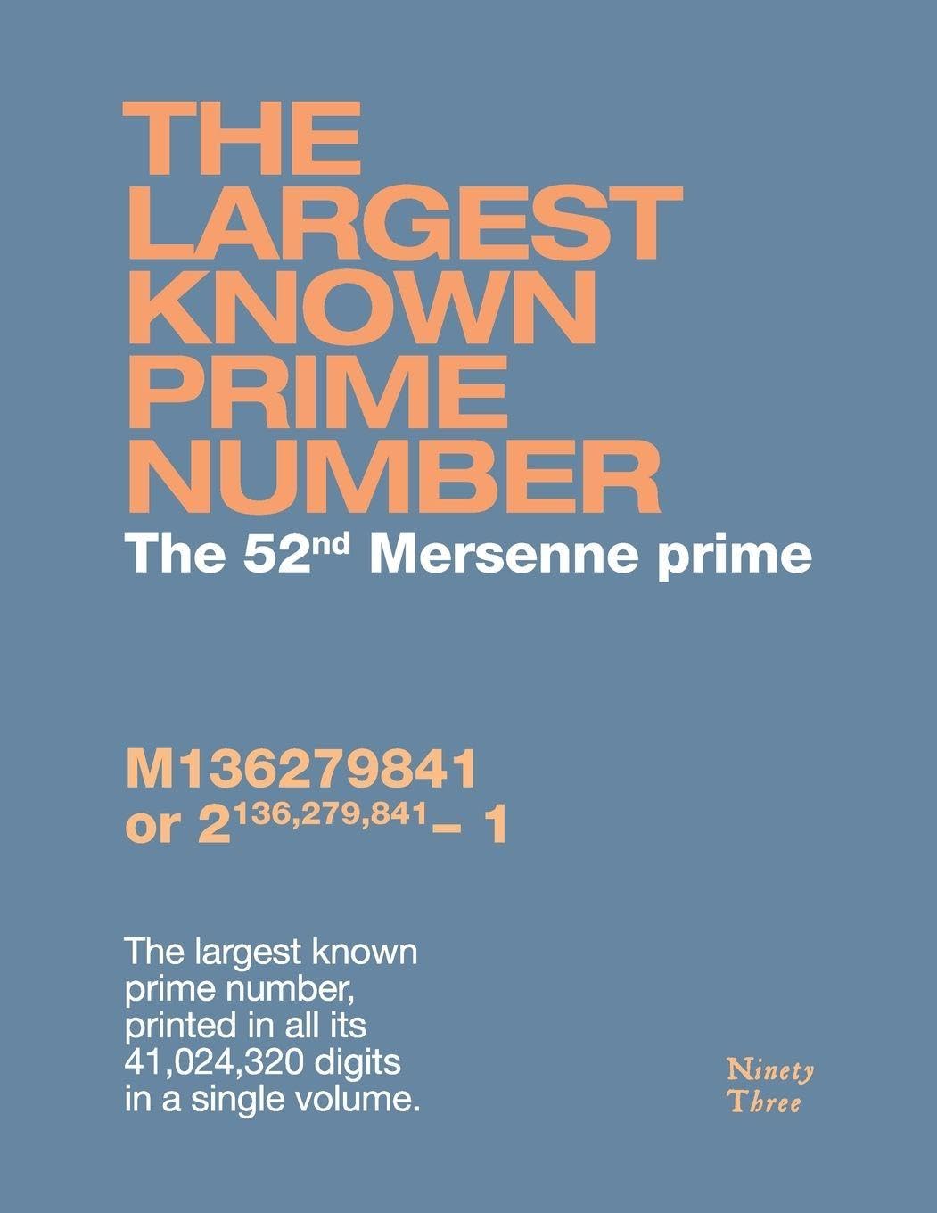 The largest known prime number