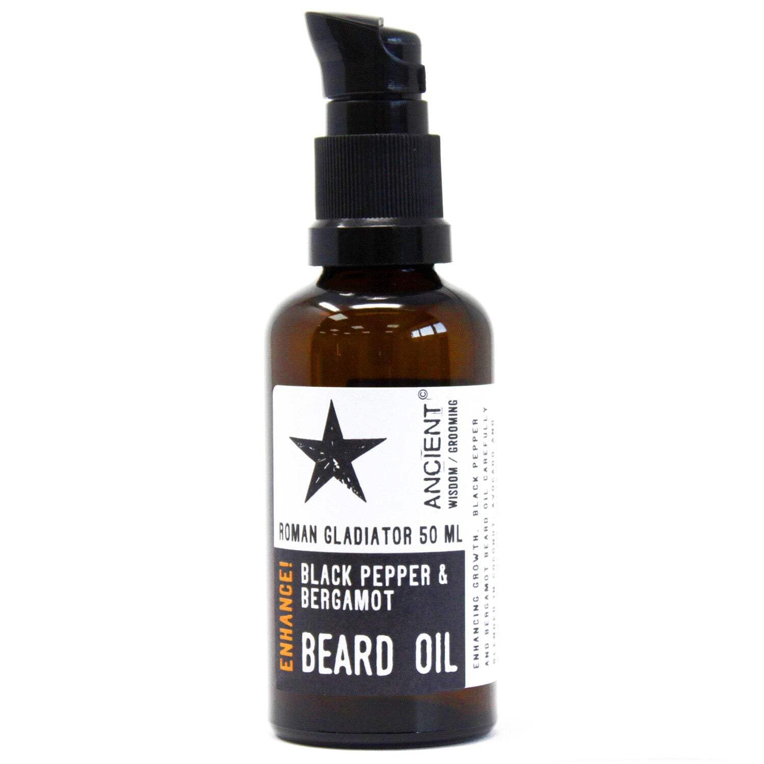 Ancient Wisdom 50ml Beard Oil - Roman Gladiator - Enhance!