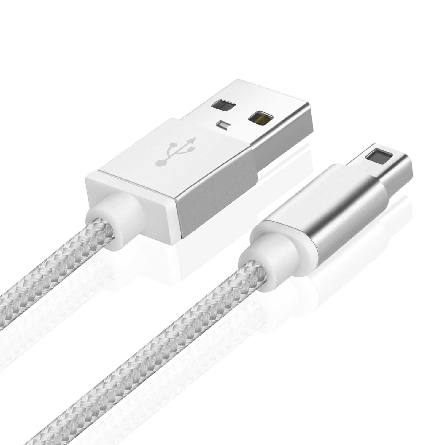 TNP USB Charger Cable for 3DS (5ft) Proprietary Power Charging Cord for Nintendo New 3DS XL/New 3DS / 3DS XL / 3DS / New 2DS XL/New 2DS / 2DS XL / 2DS / DSi XL/DSi - Silver