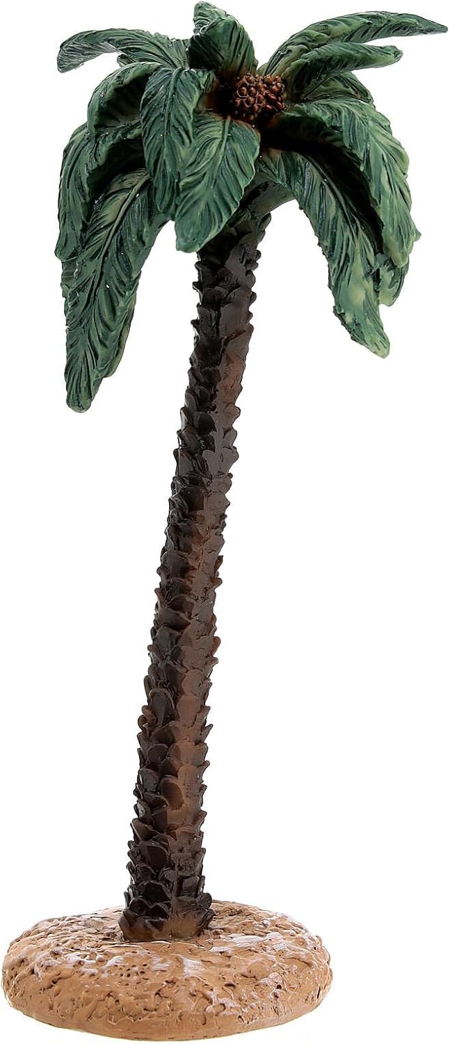 Resin palm figurines 2pcs for 12 cm nativity scene