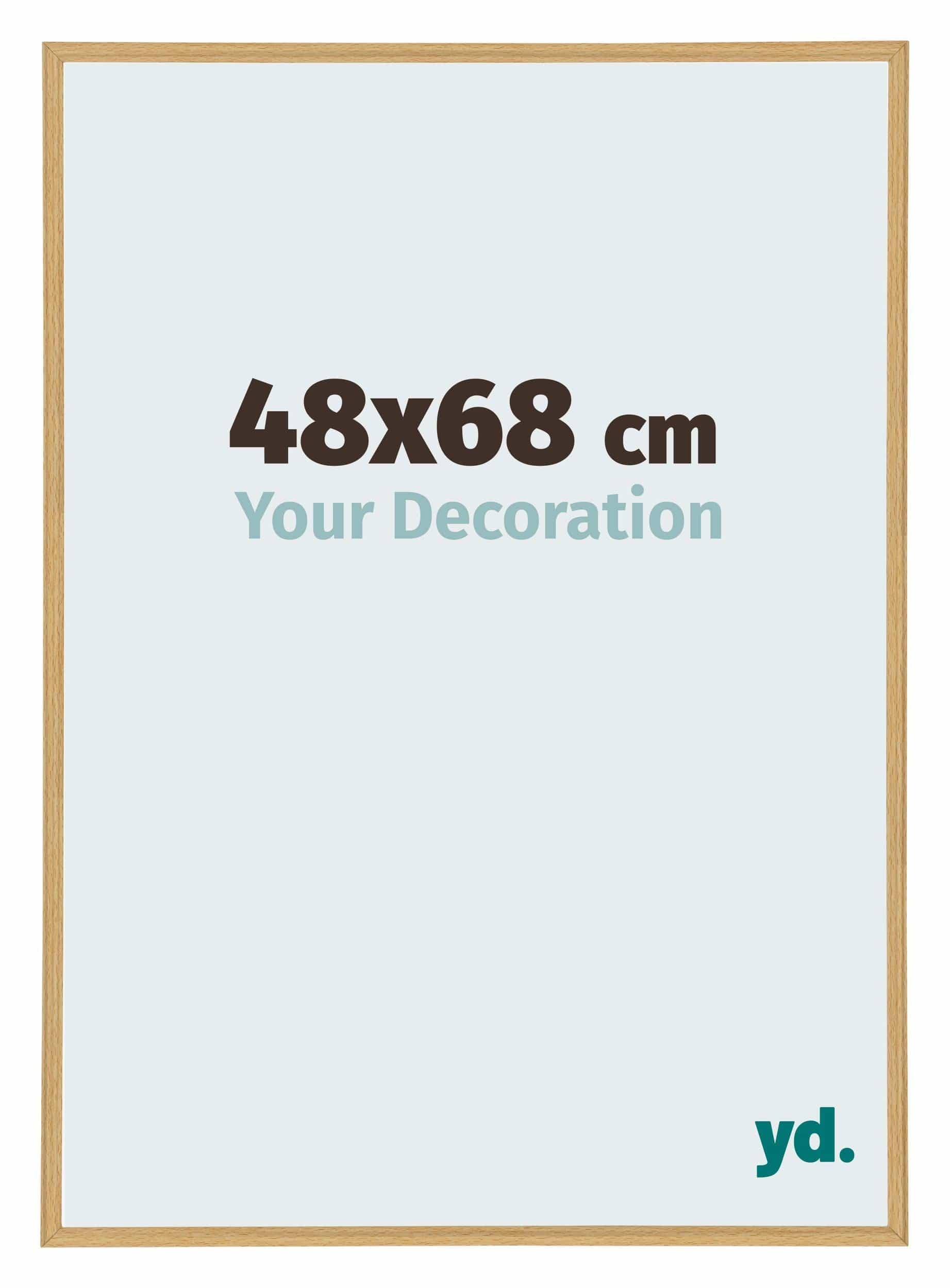 Your Decoration - Puzzle frame 48x68 - Beech Light - Puzzle frame 500-1000 Pieces - Plastic Photoframe - Annecy