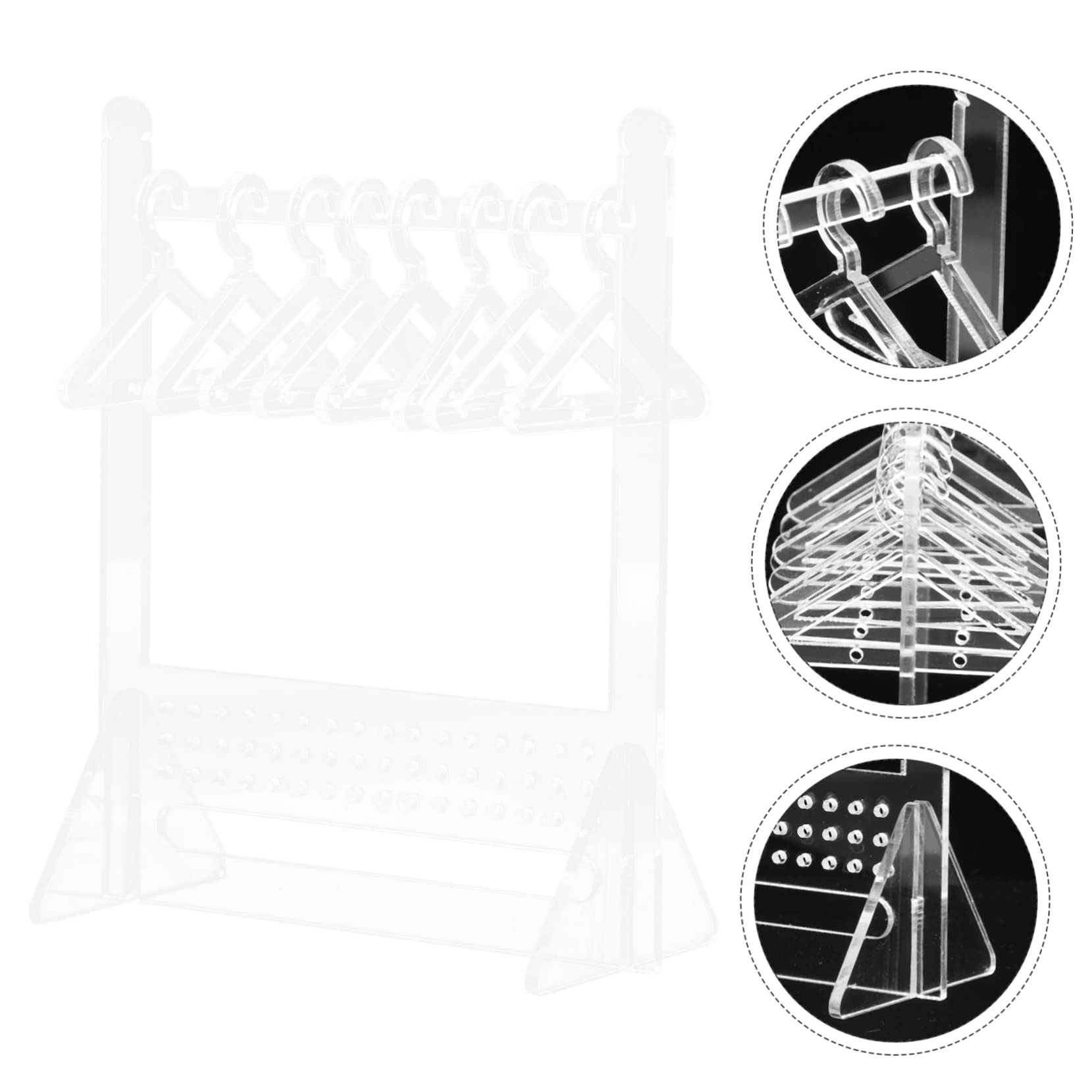 5 Juegos De Perchas Estante De Joyería Soporte De Exhibición De Collar Decoración De Tocador Soporte De Suspensión De Collar De Pulsera De Joyería Organizador